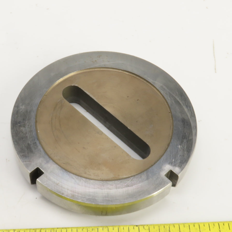 Unipunch 0.543" x 3.043" OBR Obround Hole CNC Turret Punch Die 4.940" OD