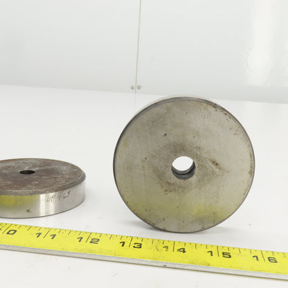 UP 0.465" UP 0.559" Round Hole CNC Turret Punch Die 3.500" OD Lot Of 2