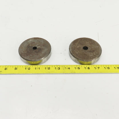 UP 0.465" UP 0.559" Round Hole CNC Turret Punch Die 3.500" OD Lot Of 2
