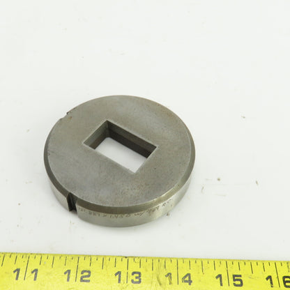 UT 0.887" x 1.450" W/1/64"RC Rectangular Hole Slug Relief CNC Turret Punch Die