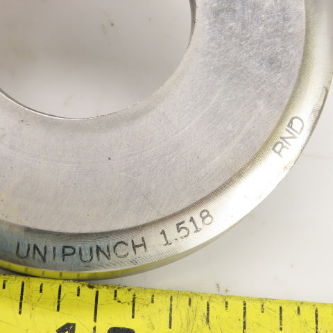 Unipunch UP 1.518" Round Hole Slug Relief CNC Turret Punch Die 	3.500" OD