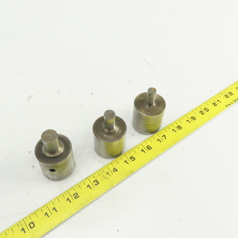 UP 0.484" UP 0.390" UP 0.625" Round Hole Punch CNC Turret Lot Of 3