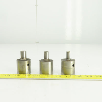 UP 0.484" UP 0.390" UP 0.625" Round Hole Punch CNC Turret Lot Of 3