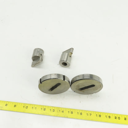 UP 0.450" x 2.012 Obround Holepunch & Die CNC Turret Lot Of 2 Sets