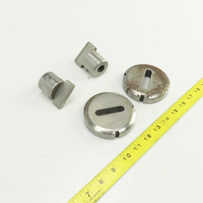 UP 0.450" x 2.012 Obround Holepunch & Die CNC Turret Lot Of 2 Sets