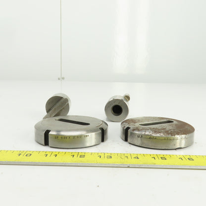 UP 0.450" x 2.012 Obround Holepunch & Die CNC Turret Lot Of 2 Sets