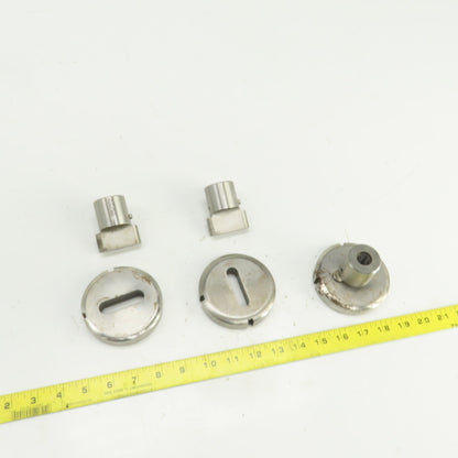 Unipunch UP 0.581" x 2.018" OBR Obround Holepunch & Die CNC Turret Lot Of 3 Sets