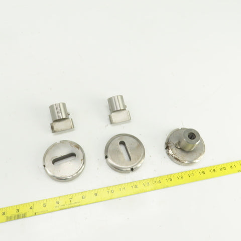 Unipunch UP 0.581" x 2.018" OBR Obround Holepunch & Die CNC Turret Lot Of 3 Sets