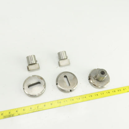 Unipunch UP 0.581" x 2.018" OBR Obround Holepunch & Die CNC Turret Lot Of 3 Sets