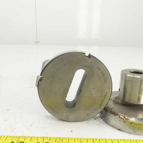 Unipunch UP 0.581" x 2.018" OBR Obround Holepunch & Die CNC Turret Lot Of 3 Sets