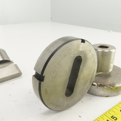 Unipunch UP 0.581" x 2.018" OBR Obround Holepunch & Die CNC Turret Lot Of 3 Sets