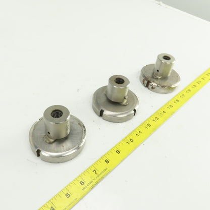 Unipunch UP 0.581" x 2.018" OBR Obround Holepunch & Die CNC Turret Lot Of 3 Sets