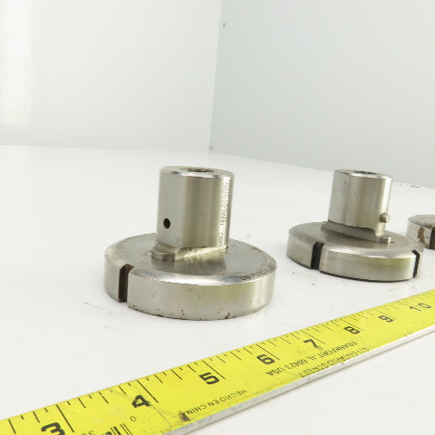 Unipunch UP 0.581" x 2.018" OBR Obround Holepunch & Die CNC Turret Lot Of 3 Sets