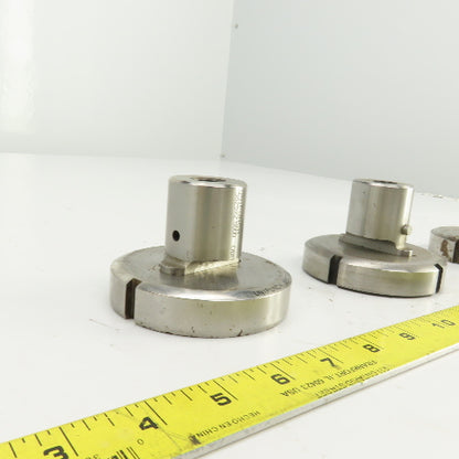 Unipunch UP 0.581" x 2.018" OBR Obround Holepunch & Die CNC Turret Lot Of 3 Sets