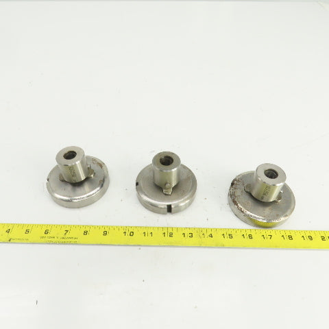 Unipunch UP 0.581" x 2.018" OBR Obround Holepunch & Die CNC Turret Lot Of 3 Sets