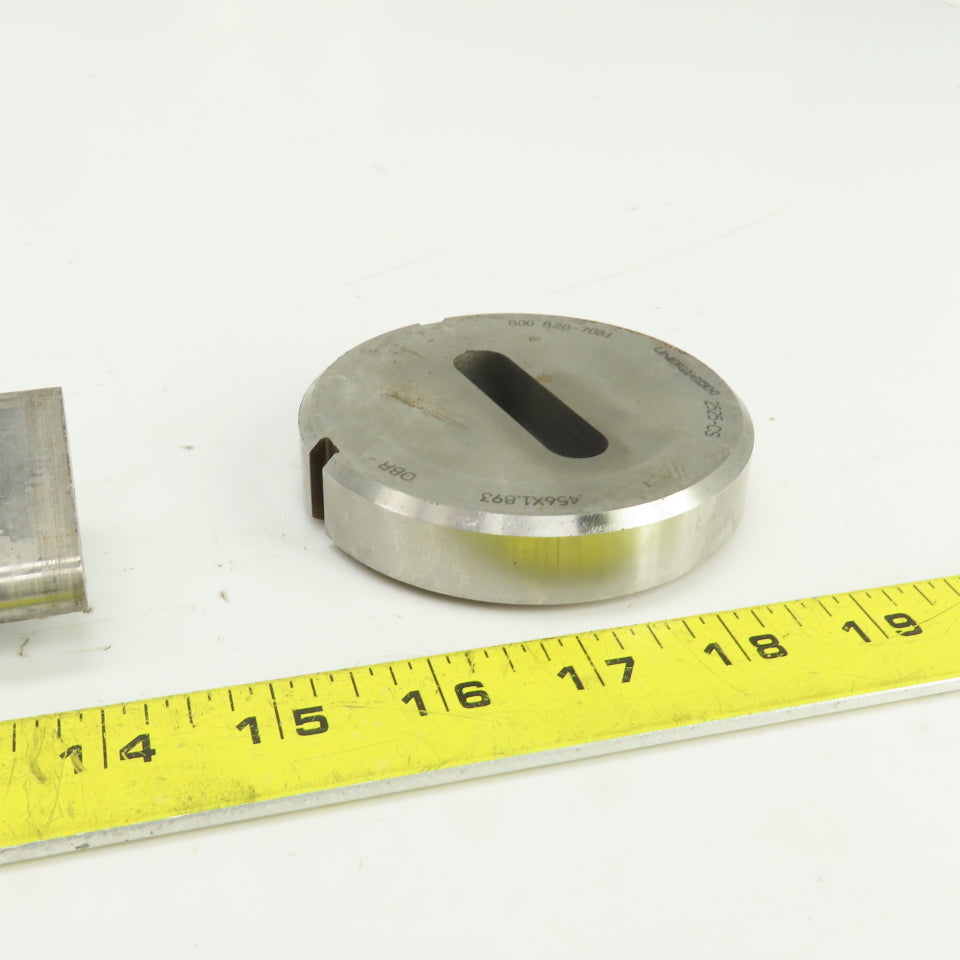 Unipunch 0.4375"x 1.875" OBR Obround Holepunch & Die 0.456" x 1.893 CNC Turret