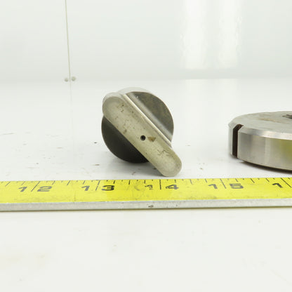 Unipunch 0.4375"x 1.875" OBR Obround Holepunch & Die 0.456" x 1.893 CNC Turret