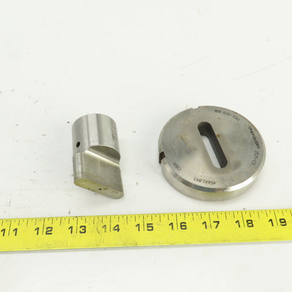 Unipunch 0.4375"x 1.875" OBR Obround Holepunch & Die 0.456" x 1.893 CNC Turret