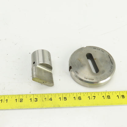 Unipunch 0.4375"x 1.875" OBR Obround Holepunch & Die 0.456" x 1.893 CNC Turret