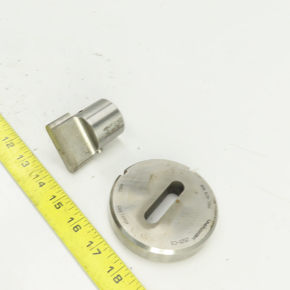 Unipunch 0.4375"x 1.875" OBR Obround Holepunch & Die 0.456" x 1.893 CNC Turret