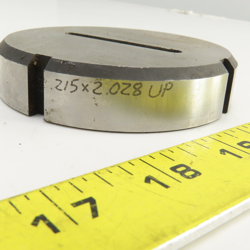 UP 0.187" x 2.000" OBR Obround Holepunch & Die 0.215" x 2.028" CNC Turret