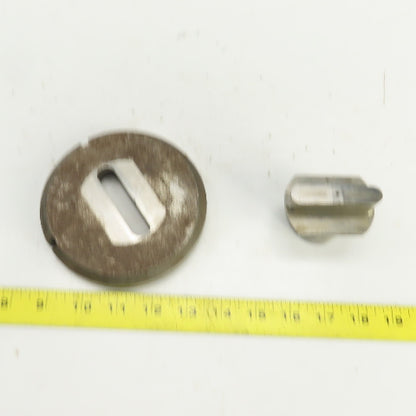UP 0.5312"x2.5100" OBR Obround Crowned Holepunch & Die 0.559"x2.538" CNC Turret