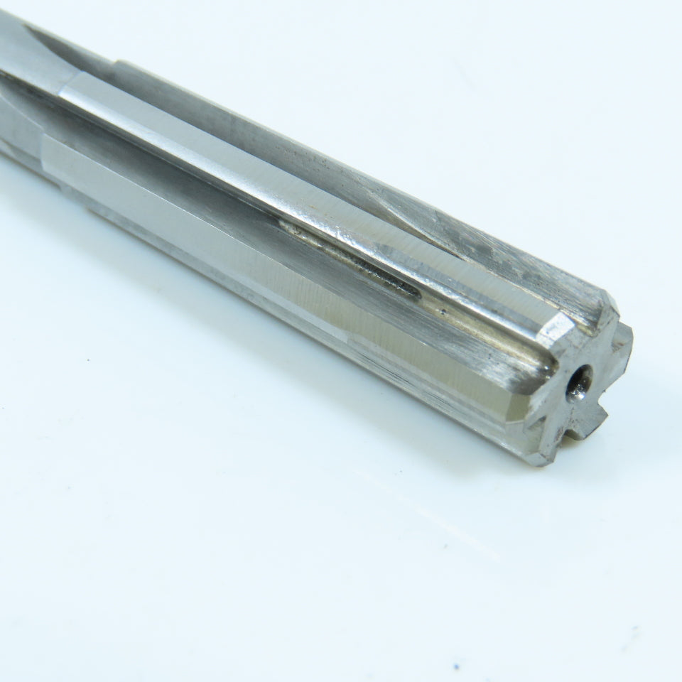 L & I .5010" Chucking Reamer 6 Flute MT1 Morse Taper Shank 2" LOC 8" OAL