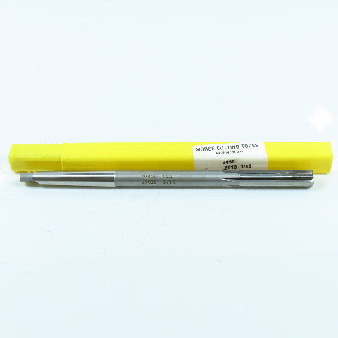 L & I .5010" Chucking Reamer 6 Flute MT1 Morse Taper Shank 2" LOC 8" OAL