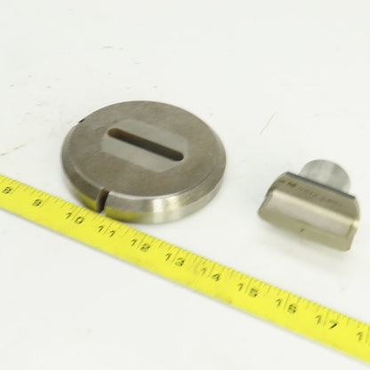 0.437" x 2.500" OBR Obround Crowned Holepunch & Die 0.456" x 2.518" CNC Turret