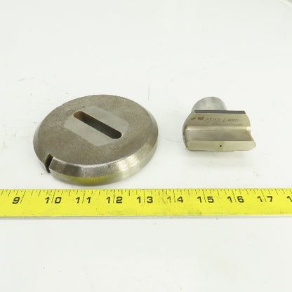 0.437" x 2.500" OBR Obround Crowned Holepunch & Die 0.456" x 2.518" CNC Turret