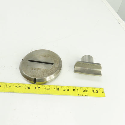 0.1875" x 3.000" OBR Obround Crowned Holepunch & Die 0.215" x 3.028" CNC Turret