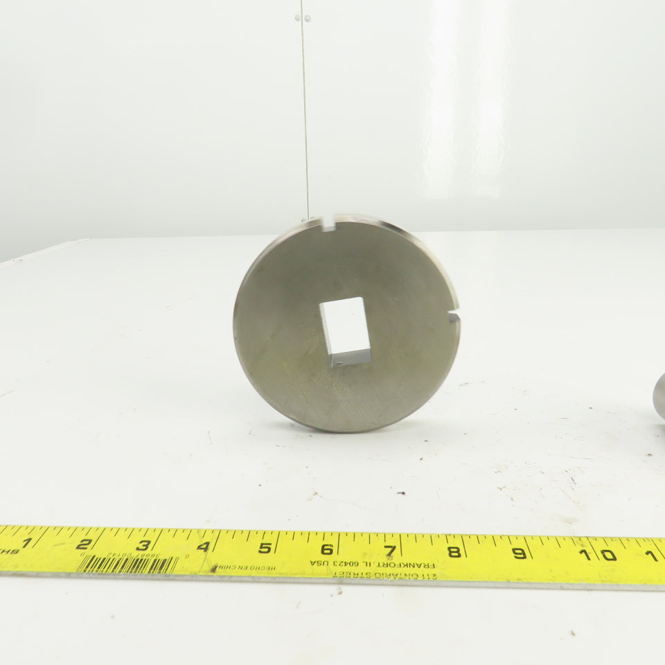 Unipunch 0.8750" x 1.4375 Crowned Rectangular Holepunch & Die 0.887" x 1.450"