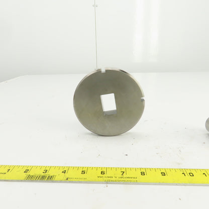 Unipunch 0.8750" x 1.4375 Crowned Rectangular Holepunch & Die 0.887" x 1.450"