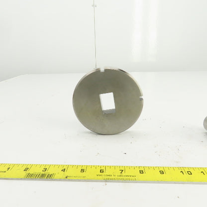 Unipunch 0.8750" x 1.4375 Crowned Rectangular Holepunch & Die 0.887" x 1.450"