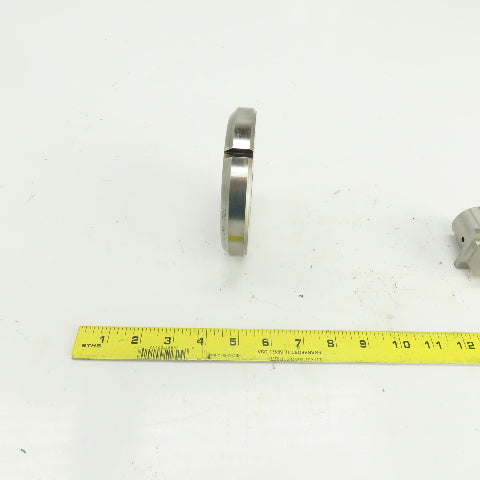 Unipunch 0.8750" x 1.4375 Crowned Rectangular Holepunch & Die 0.887" x 1.450"