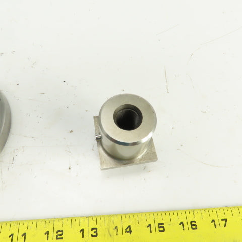 Unipunch 0.8750" x 1.4375 Crowned Rectangular Holepunch & Die 0.887" x 1.450"