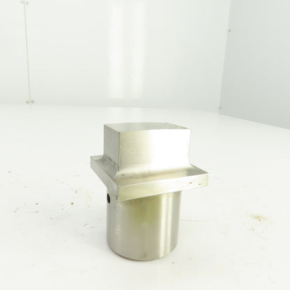 Unipunch 0.8750" x 1.4375 Crowned Rectangular Holepunch & Die 0.887" x 1.450"