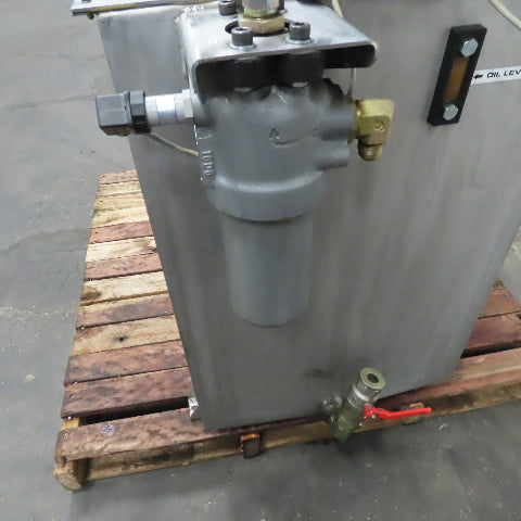 100 Gallon Stainless Steel Tank  Hydraulic Power Unit 4.8Hp 208-230/460V 3Ph