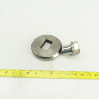 Unipunch 1.250" x 2.000" Crowned Rectangular Holepunch & Die 1.262" x 2.012"
