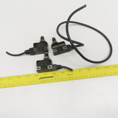 Honeywell SL1-A 250VAC Roller Plunger Limit Micro Switch Lot Of 3