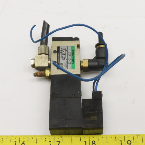 CKD 3KA110-C2 2 Way Solenoid Pneumatic Directional Valve 100V Coil