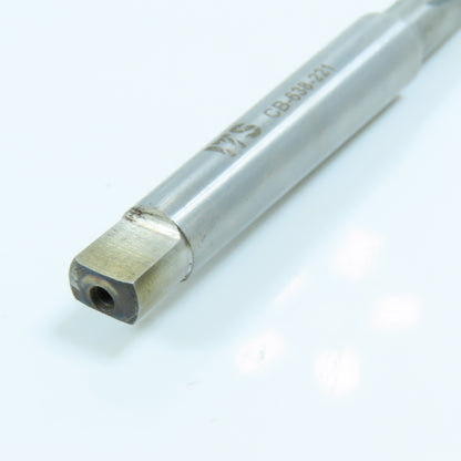 3/8" Solid Carbide Center Cutting End Mill Straight 4 Flute #1 Morse Taper Shank
