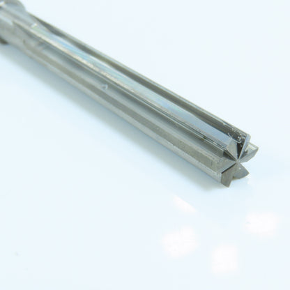 3/8" Solid Carbide Center Cutting End Mill Straight 4 Flute #1 Morse Taper Shank