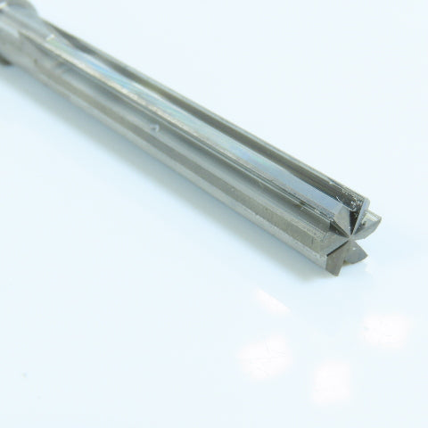 3/8" Solid Carbide Center Cutting End Mill Straight 4 Flute #1 Morse Taper Shank