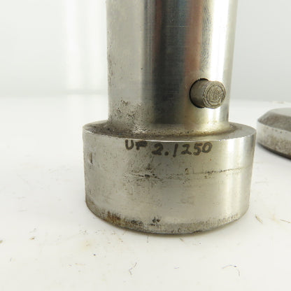 UP 2.1250" Crowned Round Holepunch & Die 2.143" CNC Turret 4.940" OD Slug Free
