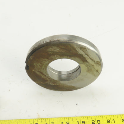 UP 2.1250" Crowned Round Holepunch & Die 2.143" CNC Turret 4.940" OD Slug Free