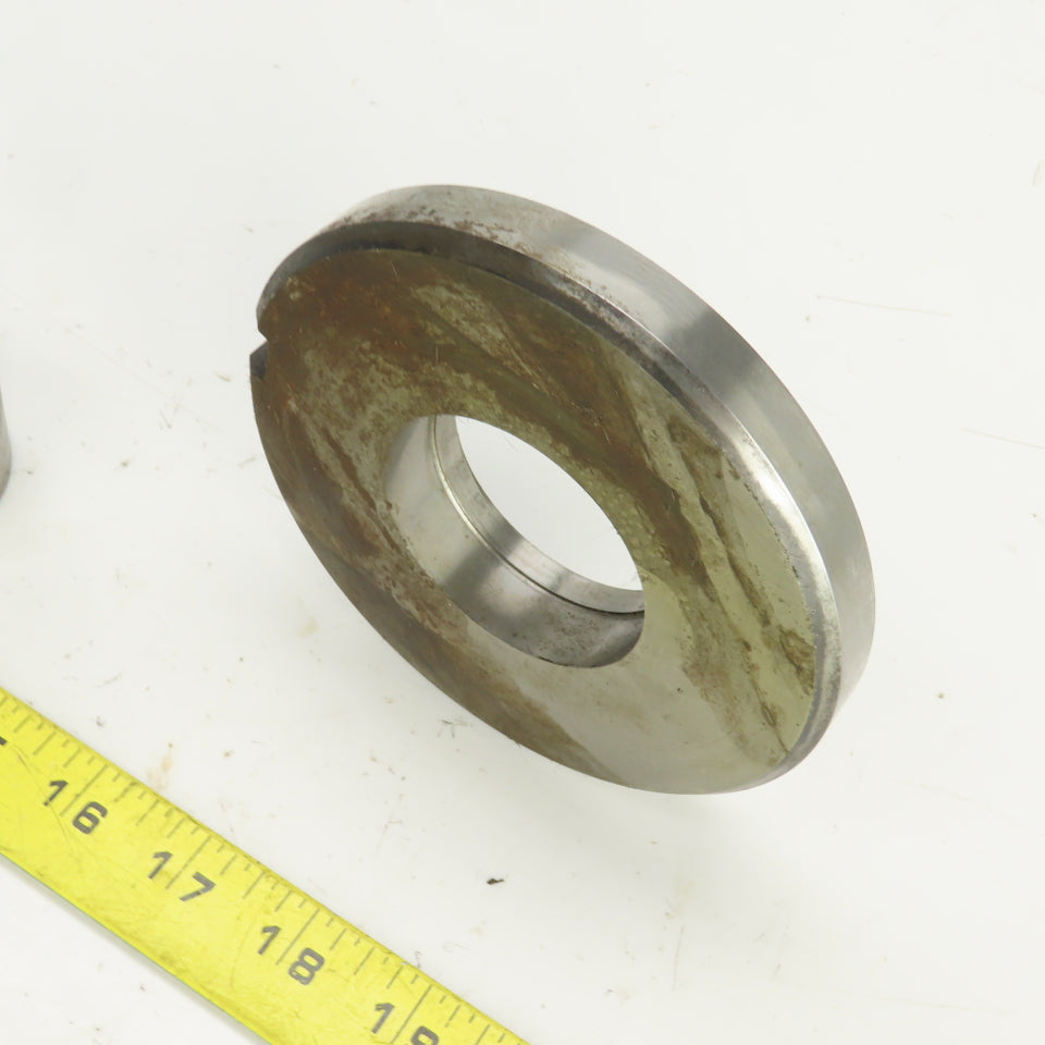 UP 2.1250" Crowned Round Holepunch & Die 2.143" CNC Turret 4.940" OD Slug Free