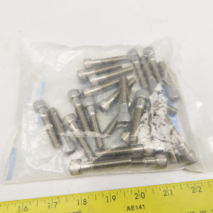 Holo-Krome 3/8"-16 x 1-3/4" Stainless Steel Socket Head Cap Screw SHCS Lot Of 25