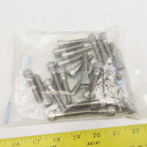 Holo-Krome 3/8"-16 x 1-3/4" Stainless Steel Socket Head Cap Screw SHCS Lot Of 25