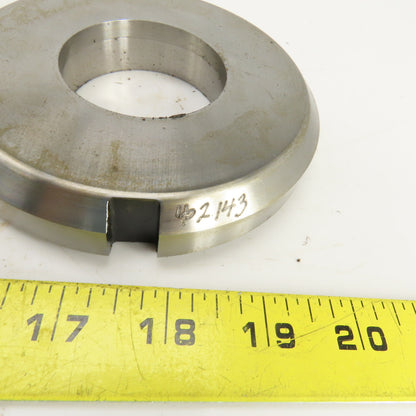 UP 2.1250" Round Crowned Holepunch & Die 2.143" CNC Turret 4.940" OD Slug Free